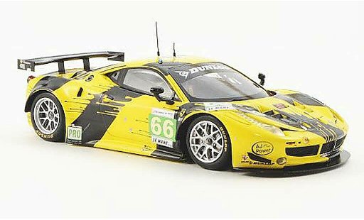 Ferrari 458 Italia GT2 1/43 Fujimi No.66 JMW Racing 24h Le Mans 2012 coche miniatura