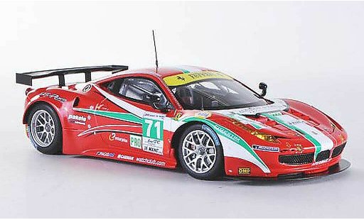 Ferrari 458 Italia GT2 1/43 Fujimi No.71 AF Corse 24h Le Mans 2012 coche miniatura