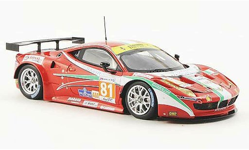 Ferrari 458 Italia GT2 1/43 Fujimi No.81 AF Corse 24h Le Mans 2012 coche miniatura