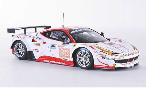 Ferrari 458 Italia GT2 1/43 Fujimi No.83 JMB Racing 24h Le Mans 2012 coche miniatura