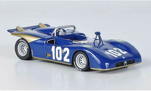 Alfa Romeo 33.3 prototipo 1/43 M4 1971 No.102 Coppa della Collina coche miniatura