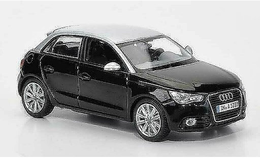 Audi A1 sportback 1/43 Kyosho negro/gris 2012 coche miniatura