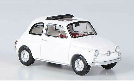 Fiat 500 F 1/43 Ebbro blanco 1965 coche miniatura