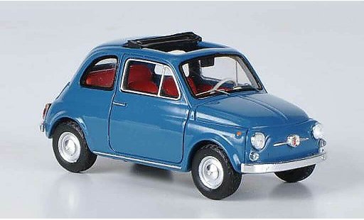 Fiat 500 F 1/43 Ebbro azul 1965 coche miniatura