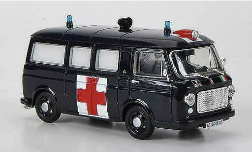 Fiat 238 Ambulanza 1/43 Hachette Ambulanciaa 1969 coche miniatura