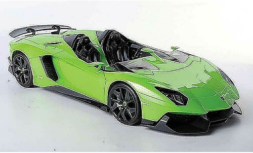 Lamborghini Aventador J 1/18 MR Collection verde 2012 coche miniatura