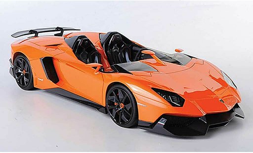Lamborghini Aventador J 1/18 MR Collection naranja 2012 coche miniatura