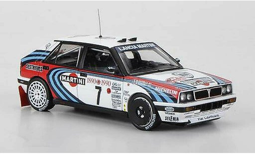 Lancia Delta HF Integrale 1/43 HPI 16V No.7 Martini D.Auriol / B.Occelli Rally Monte Carlo 1990 coche miniatura