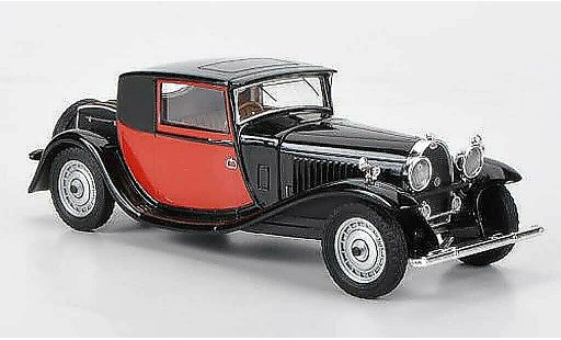 Bugatti 46 coupe fiacre 1/43 Luxcar negro/rojo 1929 coche miniatura