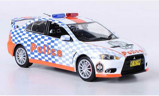 Mitsubishi Lancer Evolution X 1/43 Vitesse Polic&iacute;a Australien coche miniatura