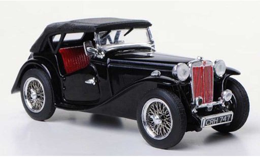 MG TC Base 1/43 Vitesse negro RHD coche miniatura