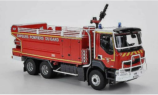 Renault Kerax Base 1/43 Eligor CCF-S Massias 30 Sapeurs Bomberos Du Gard coche miniatura