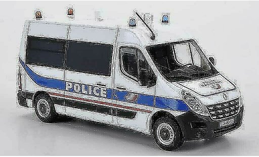 Renault Master Base 1/43 Eligor Police Nationale 2010 coche miniatura