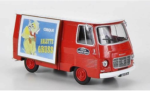 Peugeot J7 Base 1/43 Eligor Zirkus Arlette Gruss coche miniatura