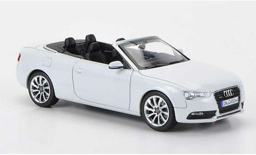 Audi A5 cabriolet 1/43 Norev Descapotable blanco 2011 coche miniatura