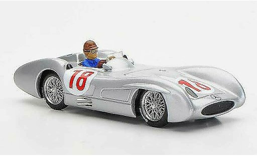 Mercedes W 196 Base 1/43 Brumm C No.18 J.M.Fangio GP Italien 1955 coche miniatura