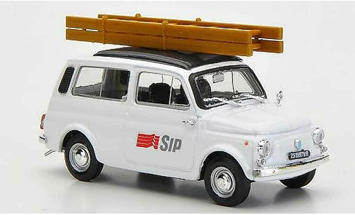 Autobianchi 500 break 1/43 Brumm Giardiniera SIP - Societa Telefonico Italiana 1970 coche miniatura