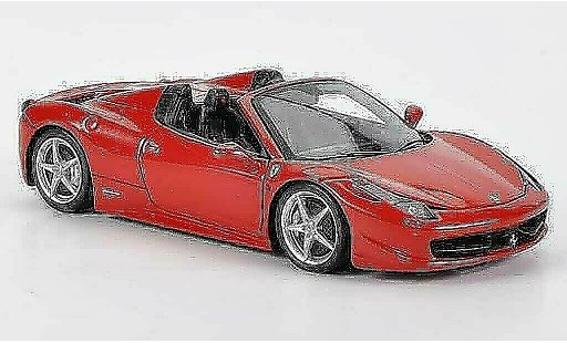 Ferrari 458 Italia Spider 1/43 Fujimi rojo 2012 coche miniatura