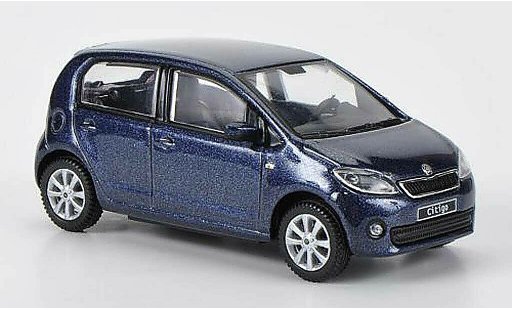 Skoda Citigo Base 1/43 Abrex azulgris 5-Turer 2012 coche miniatura
