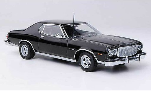 Ford Gran Torino Gran Torino 1/43 Minichamps negro 1976 coche miniatura