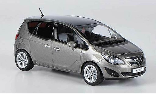 Opel Meriva Base 1/43 Minichamps gris marron 2010 coche miniatura