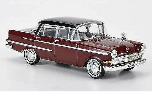 Opel Kapitan P2.6 1/43 WhiteBox rojo/negro coche miniatura