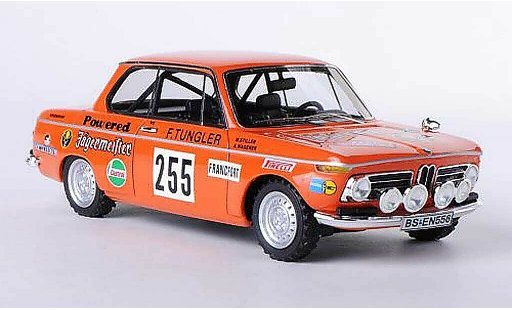 Bmw 2002 ti 1/43 Neo No.255 Jegermeister W.Stiller / A.Wagener Rally Monte Carlo 1973 coche miniatura
