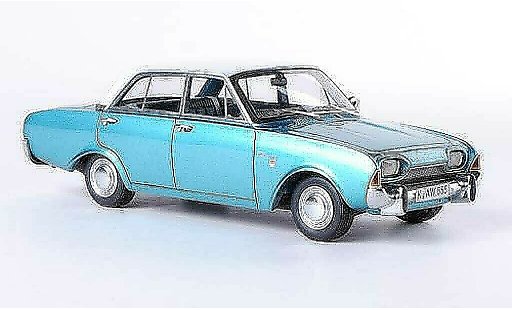 Ford Taunus 17M P3 1/43 Neo () azul/blanco 4-Turer coche miniatura
