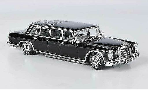 Mercedes 600 Pullman 1/43 WhiteBox negro 1963 coche miniatura