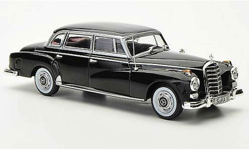 Mercedes 300 Base 1/43 WhiteBox negro 1957 coche miniatura