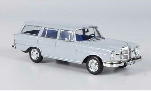 Mercedes 230 S 1/43 WhiteBox Universal gris 1967 coche miniatura