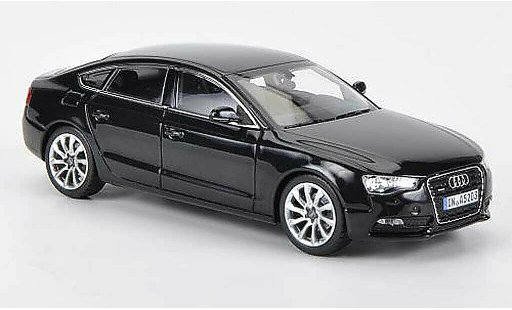 Audi A5 sportback 1/43 Norev negro 2011 coche miniatura
