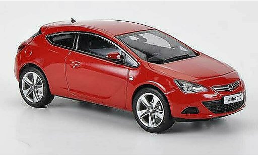 Opel Astra GTC 1/43 MotorArt J rojo 2012 coche miniatura