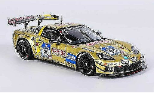 Chevrolet Corvette course 1/43 Spark C6 No.90 Haribo Racing Team 24h Nurburgring 2012 J.Magnussen / R.Westbrook / T.Milner / D.Keilwitz coche miniatura