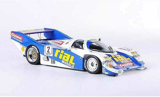 Porsche 962 1987 1/43 Spark C No.2 Rial/Carrera J.Mass Nurburgring coche miniatura