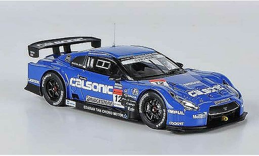 Nissan Skyline R35 1/43 Ebbro GT-R Calsonic Impul No.12 T.Matsuda / J.P.Oliveira Super GT500 2012 coche miniatura