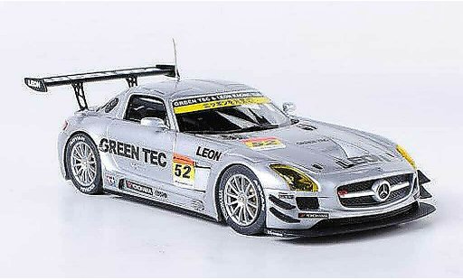 Mercedes SLS GT3 1/43 Ebbro AMG No.52 Green Tec & Leon Super GT300 2012 H.Takeuchi/H.Kurosawa coche miniatura