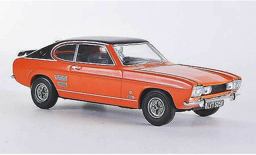 Ford Capri 1600 1/43 Vanguards Mk1 GT XLR naranja/matenegro RHD coche miniatura