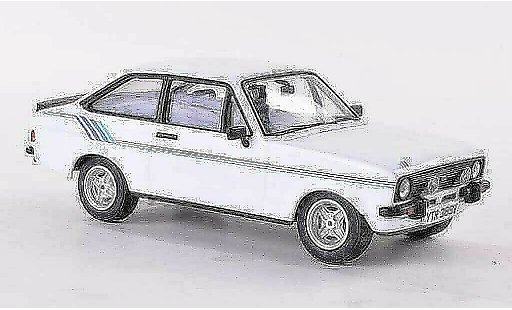 Ford Escort Harrier 1/43 Vanguards white/azul RHD coche miniatura