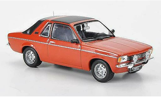 Opel Kadett C Aero 1/43 Hachette rojo (ohne Magazin) 1978 coche miniatura