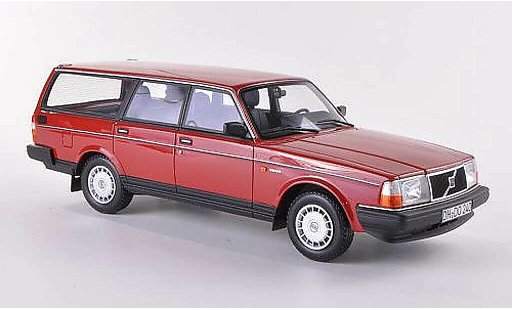 Volvo 240 GL 1/18 BoS Models Familiar rojo limitada Auflage 1.000 pieza 1989 coche miniatura