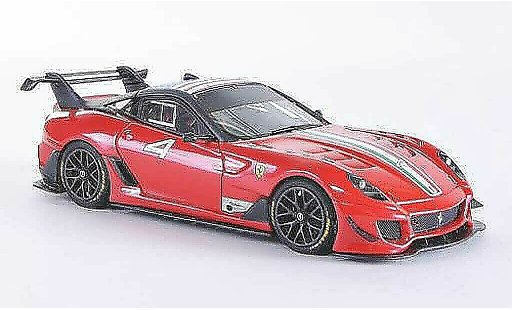 Ferrari 599 XX 1/43 Look Smart EVO No.4 rojo F1 2009 con Trikolore y US-Flagge coche miniatura