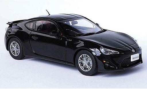 Toyota 86 2012 1/43 Ebbro negro RHD coche miniatura