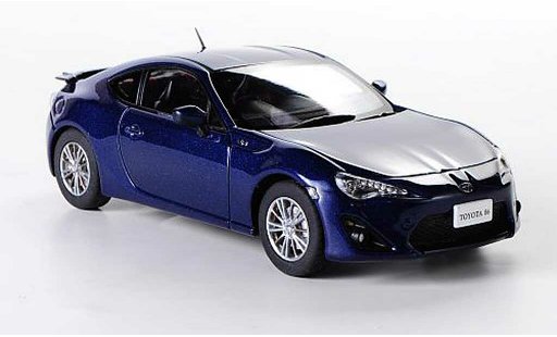 Toyota 86 2012 1/43 Ebbro azul RHD coche miniatura
