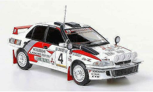 Mitsubishi Lancer Evolution II 1/43 HPI No.4 Nachtfahr-Version RalliArt P.Kuukkala / K.Shinozuka Safari Rally 1994 coche miniatura