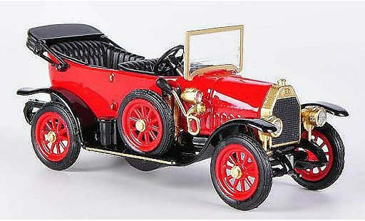 Fiat Zero Cabriolet 1/43 Rio Descapotable rojo/negro 1914 coche miniatura