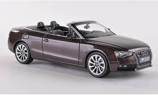 Audi A5 cabriolet 1/43 Norev Descapotable marron 2012 coche miniatura