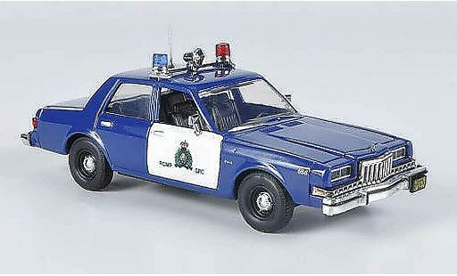 Dodge Diplomat police 1/43 First Response RCMP - Royal Canadian Mounted 1985 coche miniatura