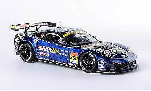 Chevrolet Corvette course 1/43 Ebbro C6 No.360 Run Up Group A.Tanaka/T.Shirasaka SGT 300 2012 coche miniatura