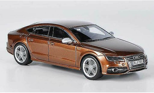 Audi S7 sportback 1/43 Schuco marron 2011 coche miniatura
